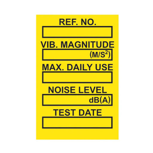 Centurion 'Vibration Control' Mini Tag Insert, Yellow (Pack of 20)