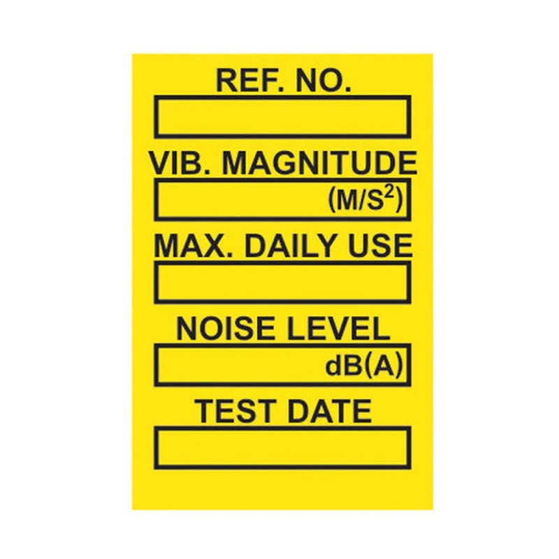 Centurion 'Vibration Control' Mini Tag Insert, Yellow (Pack of 20)