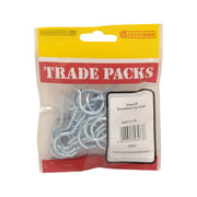 Centurion Shouldered Cup Hooks - Zinc Plated - 32mm - (30 PK) - Pack of 5