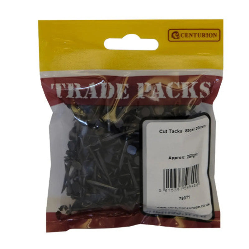 Centurion Cut Tacks - Steel -20mm - (250g Pack) - Pack of 5
