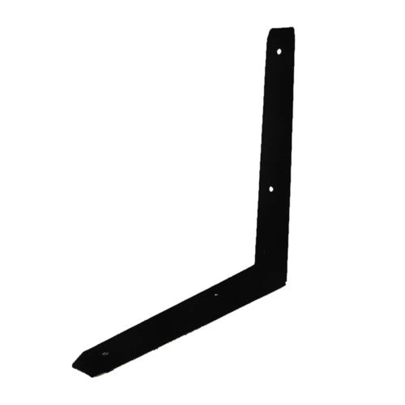 Centurion Mitred Shelf Brackets, Black Finish, 200mm - Pack of 10