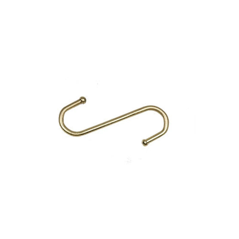 Centurion 95mm Brassed Ball End 'S' Hook - Pack of 50