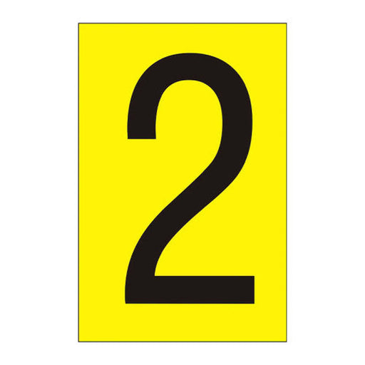 Centurion Character '2' - Yellow Vinyl - 75mm - Pack of 10 - Min Order 2