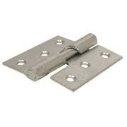 Centurion 75mm (3") ZP Left Hand 466 Pattern Steel Rising Butt Hinges (1 pair) - Pack of 5