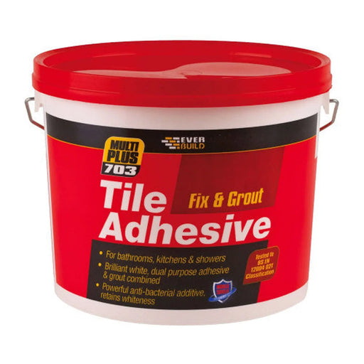 Centurion Everbuild Fix & Grout Tile Adhesive White (3.75kg)