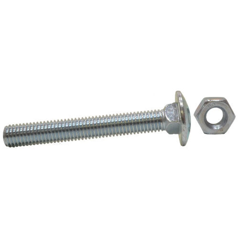 Centurion M12 x 75mm ZP Small Carriage Bolts & Nuts (Packs of 2) - Pack of 5
