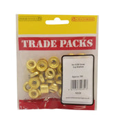 Centurion Screw Cup Washers - Brass - No 10 - (100 PK) - Pack of 5