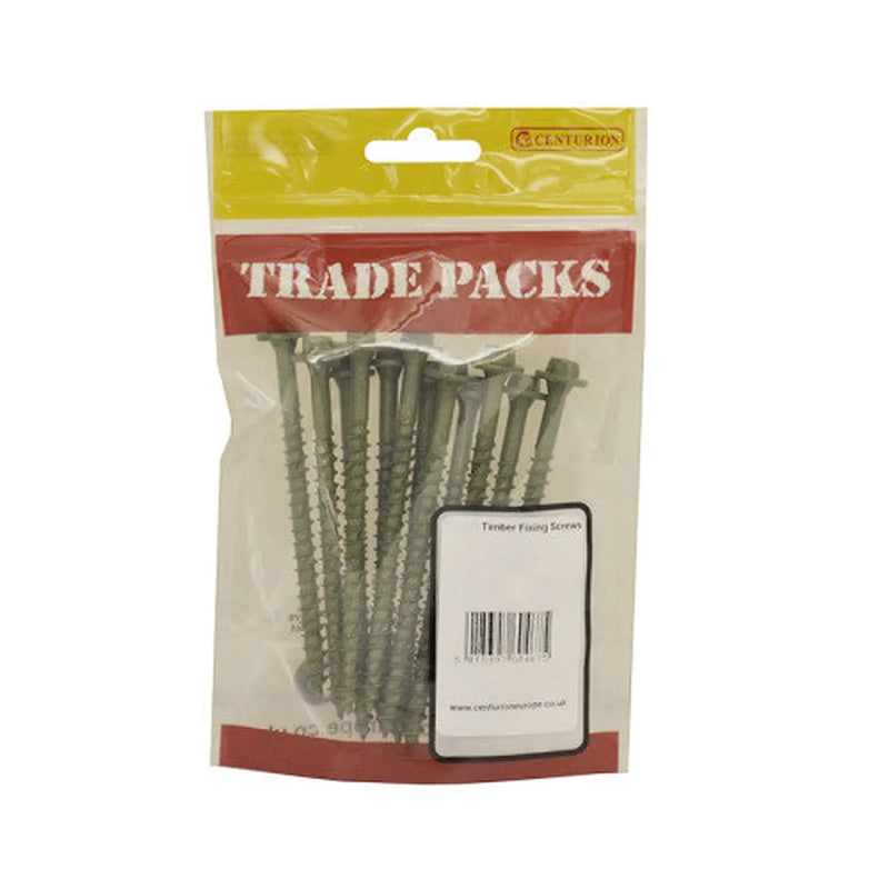 Centurion Timber Fixing Screws - 100mm - Pack of 10