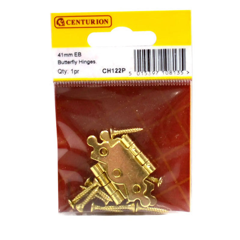 Centurion 41mm (1 5/8") EB Butterfly Hinge (1 pair) - Pack of 5