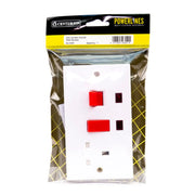 Centurion 45 Amp Cooker Switch with Socket - Pack of 3