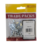 Centurion Wing Nuts - Zinc Plated - M4 - (25 PK) - Pack of 5
