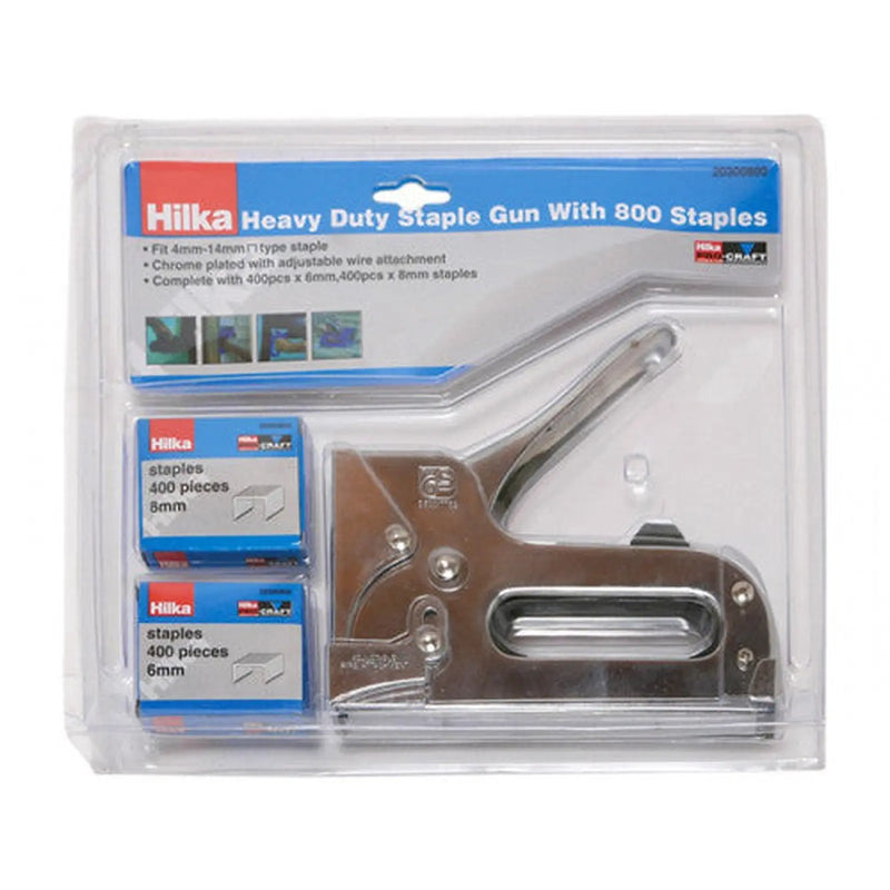 Centurion Hilka Heavy Duty Staple Gun Kit - Pack of 3