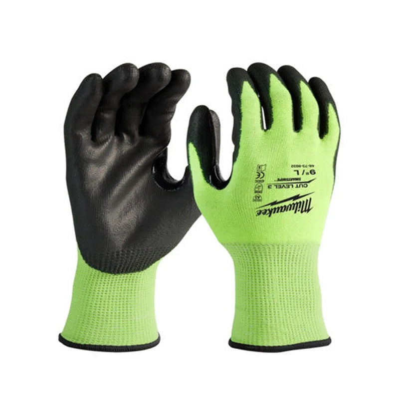 Centurion MILWAUKEE HI-VIS CUT C GLOVES - 8/M - 1PC
