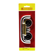 Centurion Round Bar Pull Handles, Polished Anodised Aluminium, 150mm x 19mm - Pack of 3