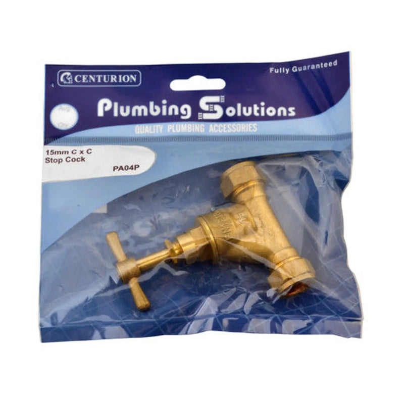 Centurion 15mm C x C Stop Cock - Pack of 3