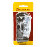 Centurion Heavy Duty Safety Hasp and Staple, Black, 200mm - Pack of 3
