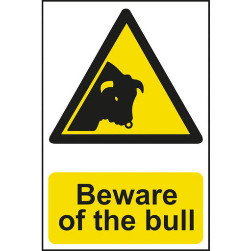 Centurion Beware of the bull - CRX (200 x 300mm) - Min Order 2
