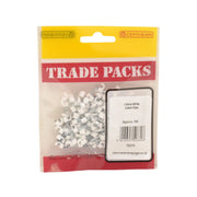 Centurion Round Cable Clips - White - 3.5mm - (100 PK) - Pack of 5