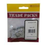Centurion Flat Washers - Zinc Plated - M3 - (400 PK) - Pack of 5