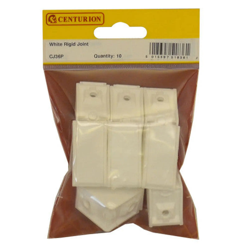 Centurion White Rigid Joints 10pk - Pack of 5
