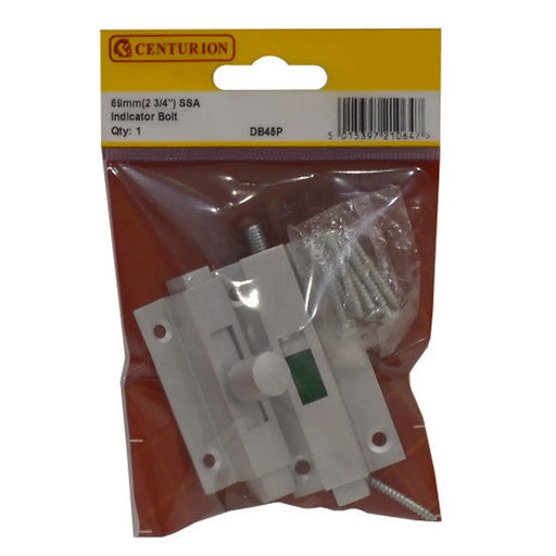 Centurion Indicator Bolt, Satin Anodised Aluminium, 70mm - Min Order 2