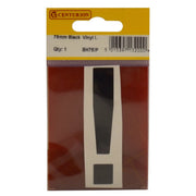 Centurion 75mm Black Helvetica Bold Condensed Style Vinyl Letter ! - Pack of 10