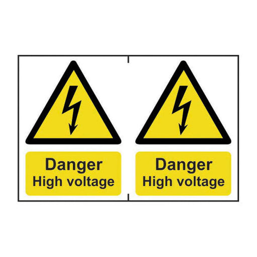Centurion Danger High voltage - Self Adhesive PP (300 x 200mm) - Min Order 2