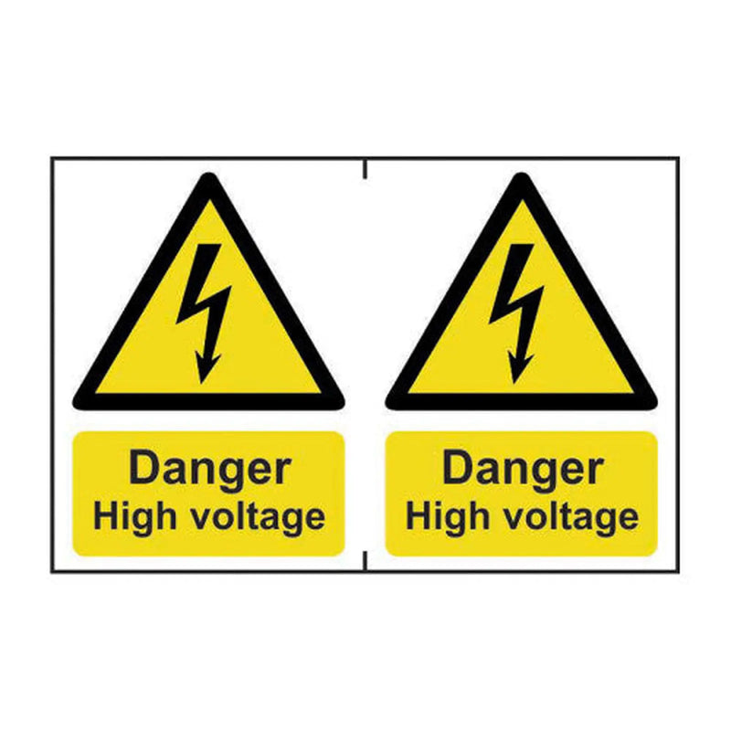 Centurion Danger High voltage - Self Adhesive PP (300 x 200mm) - Min Order 2