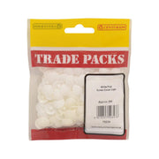 Centurion Pozi Screw Cover Caps - White - 6-8 Gauge Screw - (250 PK) - Pack of 5
