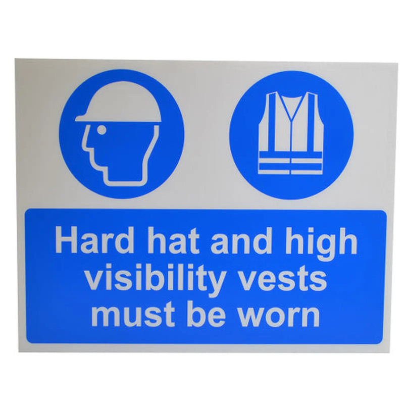 Centurion Hard Hat & High Visibiltiy vests must be worn - CRX (600 x 450mm)