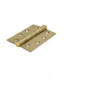 Centurion Ball Bearing Butt Hinges, Electro Brassed, 102mm x 76mm - Pack of 5