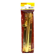 Centurion Straight Barrel Bolts, Polished Brass, 38mm x 150mm - Pack of 3
