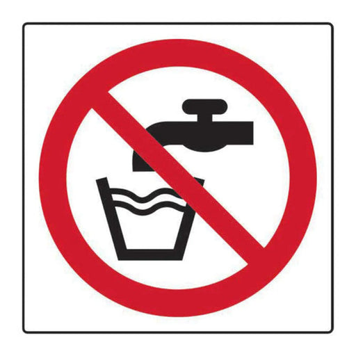 Centurion Not drinking water symbol - Labels (50 x 50mm Roll of 250)