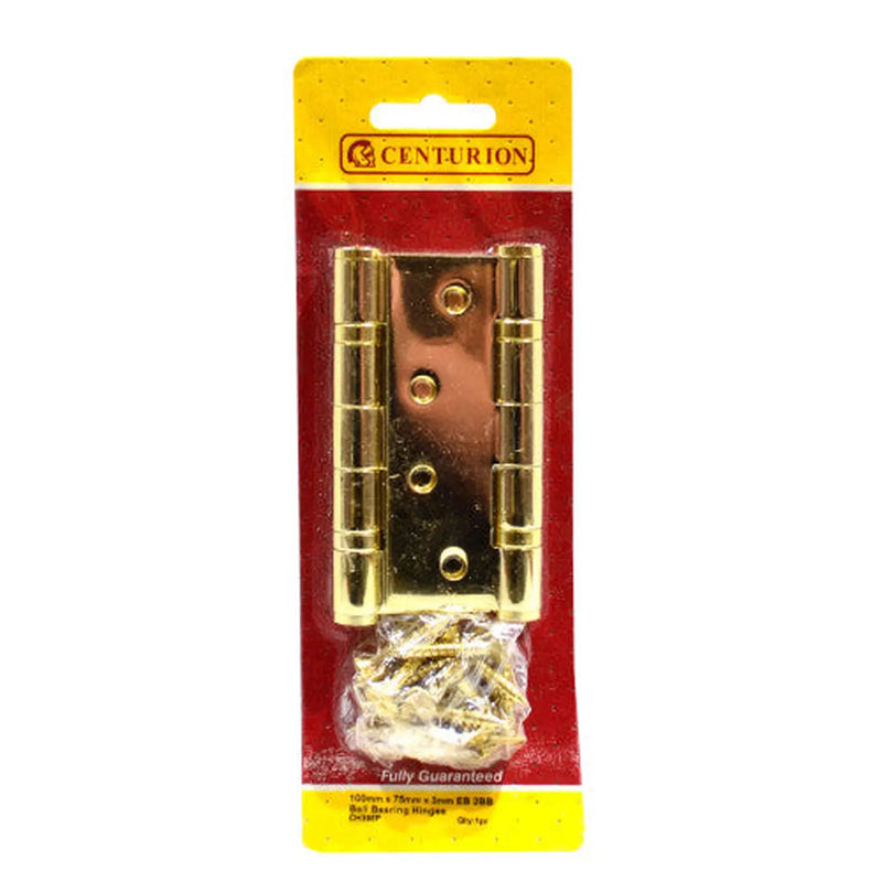 Centurion 102 x 76mm (4 x 3") 2BB EB G13 Stainless Steel Butt Hinges - Pack of 5