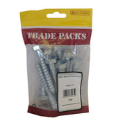 Centurion Coach Screws - M12 x 80mm - Zinc Plated - Pack of 10