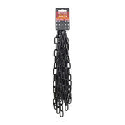 Centurion Steel Welded Straight Link Pre Cut Chain, Black, 4mm x 26mm x 5m - Pack of 5