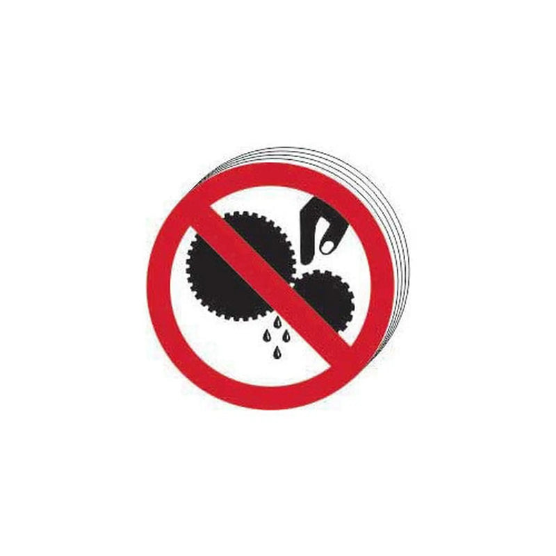Centurion Do not touch symbol - SAV (100mm dia.) (Pack of 10) - Min Order 2