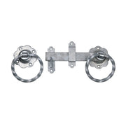Centurion Twisted Ring Gate Latch, Galvanised, 150mm - Pack of 3