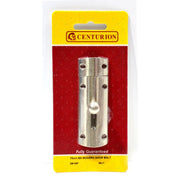 Centurion Modern Door Bolt, Brushed Nickel, 75mm - Pack of 5