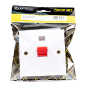 Centurion 45 Amp Switched Cooker Unit With Neon -EL114P - Pack of 3