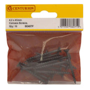 Centurion Carcass Screws - 45mm x 4.2mm - Black - (Pack of 16) - Pack of 5