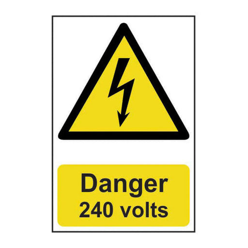 Centurion Danger 240 volts - Self Adhesive PP (200 x 300mm) - Min Order 2