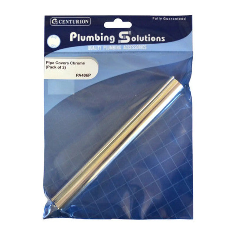 Centurion Radiator Pipe Covers Chrome - 2 Pack - Pack of 5