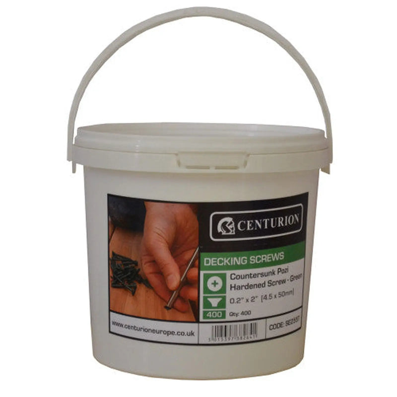 Centurion 50mm x 4.5mm Timber Decking Screws (Tub of 400) (Made to Order)