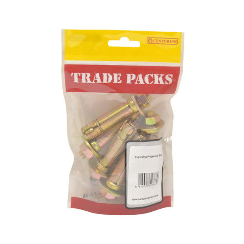 Centurion Expanding Projection Bolts - M8 x 25mm - (6 PK) - Pack of 5