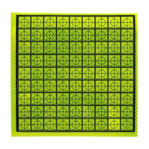 Centurion 25MM YELLOW RETRO TARGET (SHEET OF 81)