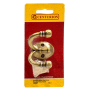 Centurion Ball End Double Robe Hook - Antique Brass - Pack Qty 1 - Pack of 5
