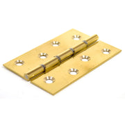 Centurion Butt Hinges, Polished Brass, 102mm x 67mm - Pack of 5