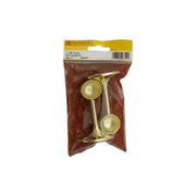 Centurion 25mm (1") Towel End Supports - Brass - Pack of 2