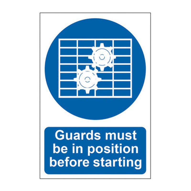 Centurion Guards must be in position before starting - Self Adhesive PP (200 x 300mm) - Min Order 2